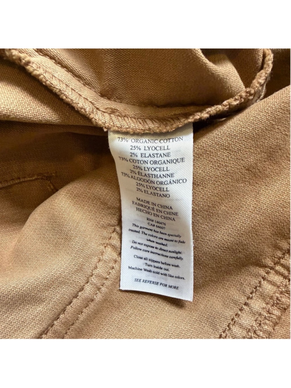 Faherty Stretch Corduroy Mini Skirt Organic Cotton Size 8 - Picture 4 of 8